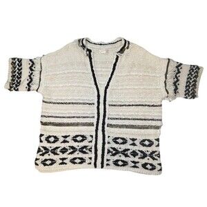 Anthropologie Margot Fringed Poncho Sweater Size M/L Original $188 Boho NWT